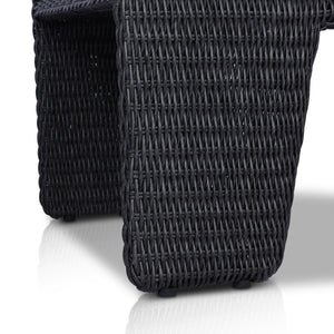 Fae Outdoor Dining Chair in Vintage Coal