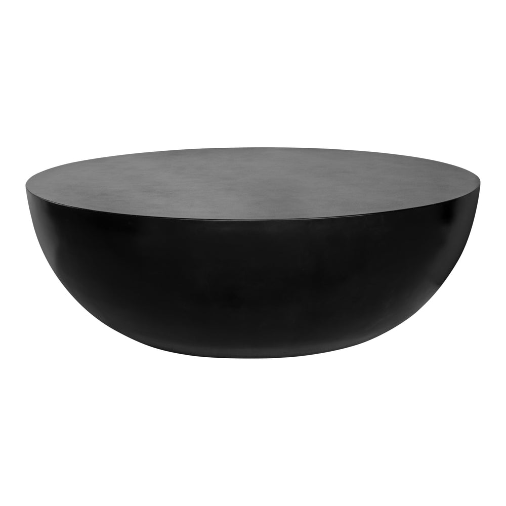 Insitu Coffee Table Black Concrete Drum