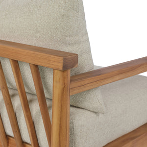 Irvine Outdoor Chair in Natural Teak