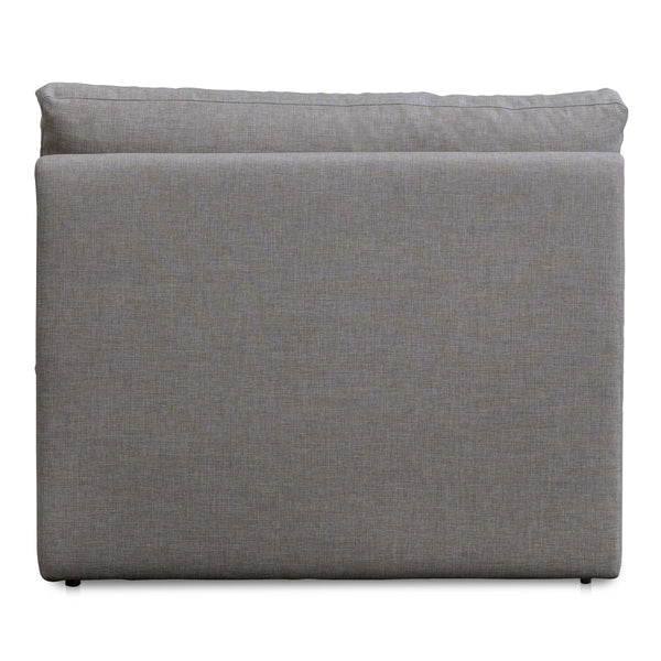 Moe's Miles Outdoor Chaise Speckled Light Grey