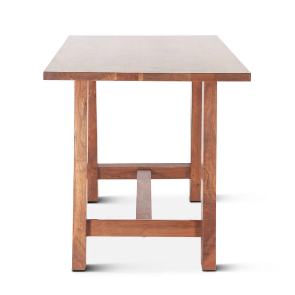 Savannah 75" Gathering Table, Cinnamon Brown