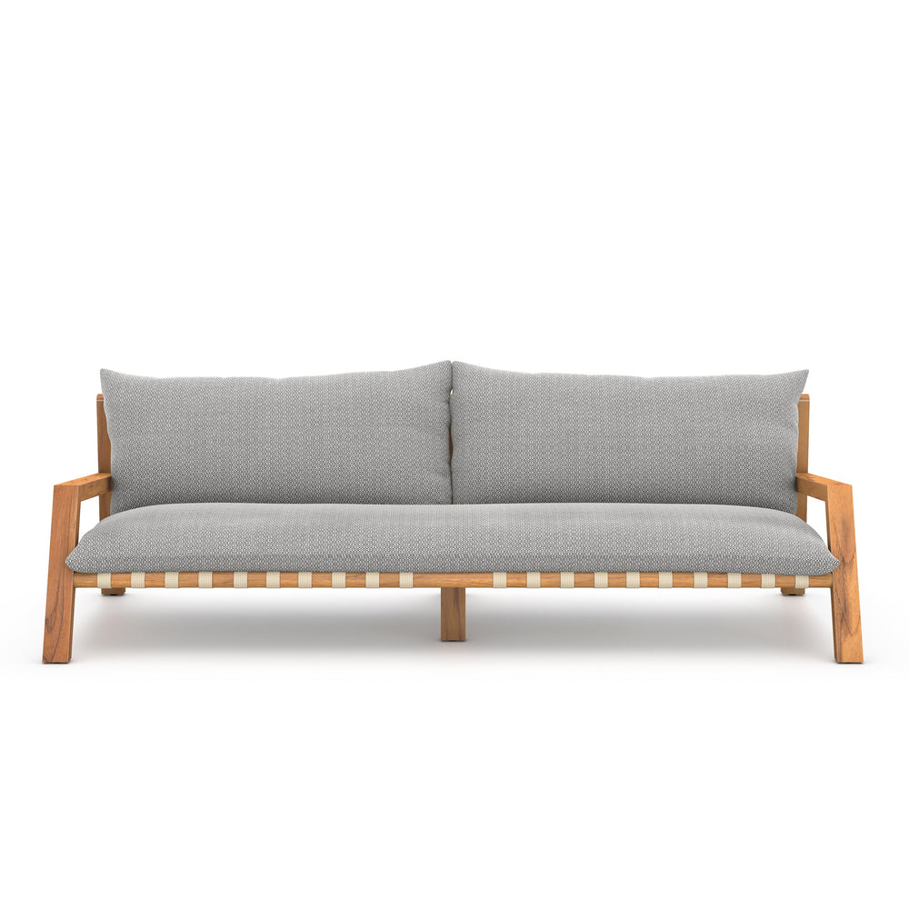 Soren Outdoor Sofa In 95" In Faye Ash