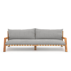 Soren Outdoor Sofa In 95" In Faye Ash