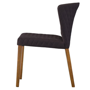 Albie Diamond Stitching Chair In Danburry Gray