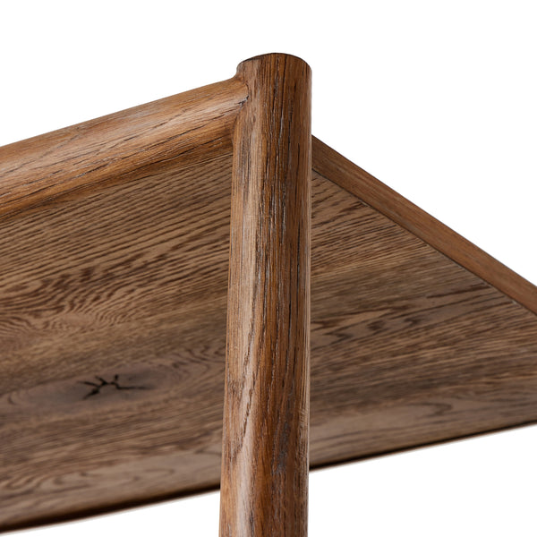 Glenview Bookcase In Weathered Oak