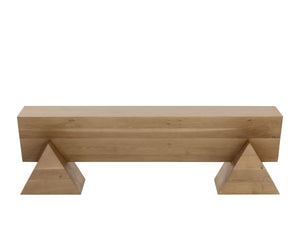 GREGOR BENCH - RUSTIC OAK