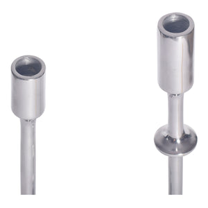 Moe's Irie Candle Holders Set, Polished Nickel
