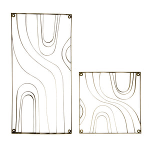 Metal Wood Grain Panel