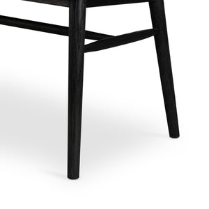 Aspen Large Bench In Black Oak