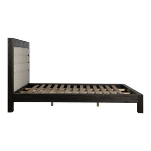Moe's Ashcroft King Bed with Padded Headboard