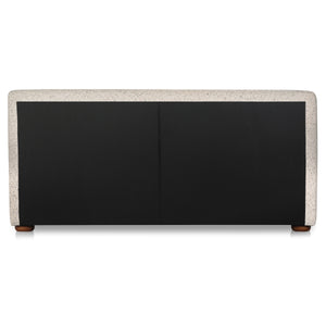 Moe's Beau Storage Bed in Speckled Light Grey