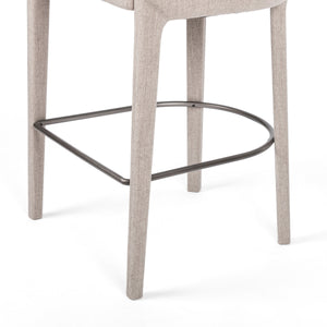 Hawkins Stool In Savile Flannel In Bar