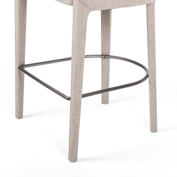 Hawkins Stool In Savile Flannel In Bar