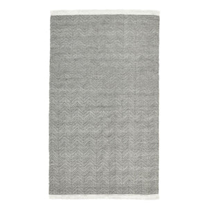 Indoor/Outdoor Augusta Rug - Stone Gray 8'x10' with Herringbone Pattern