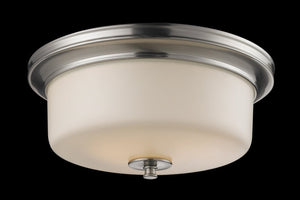 Cannondale 3 Light Flush Mount in Brushed Nickel Finish