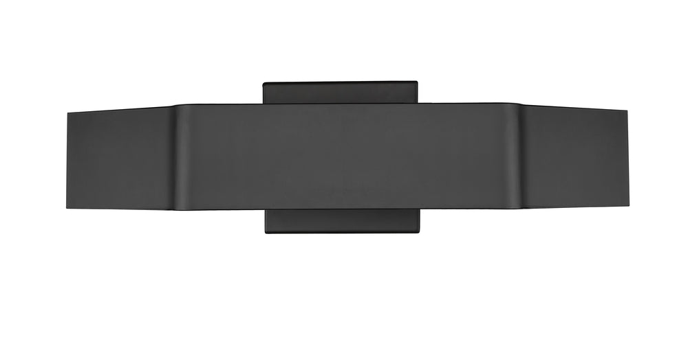 Arcano 3 Light Wall Sconce in Matte Black Finish