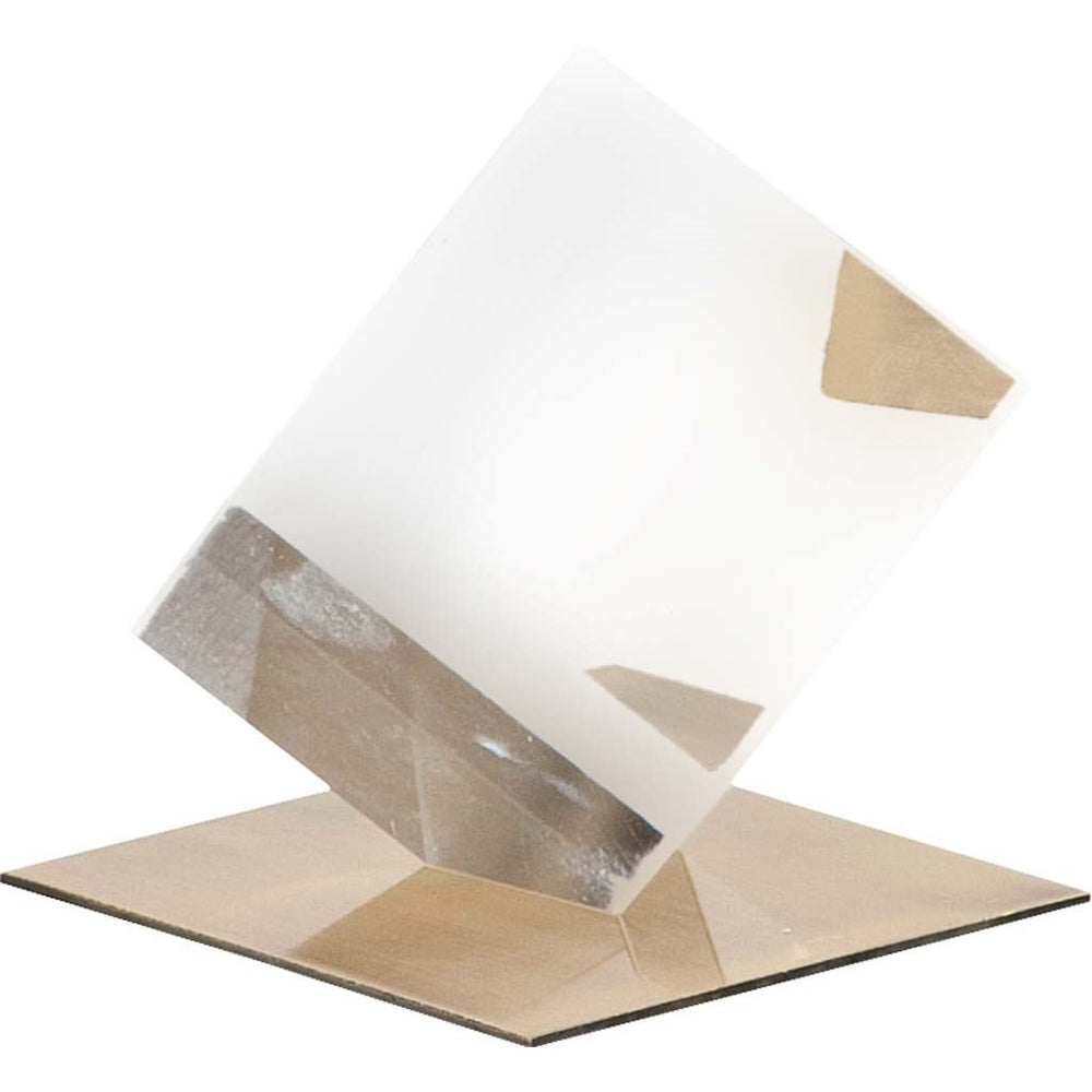 Lareina I Small 4L x 4W Clear Glass Cube