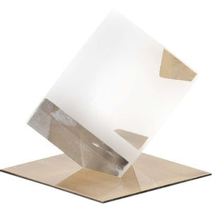 Lareina I Small 4L x 4W Clear Glass Cube