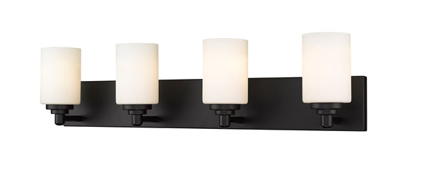Soledad 4 Light Vanity in Matte Black Finish