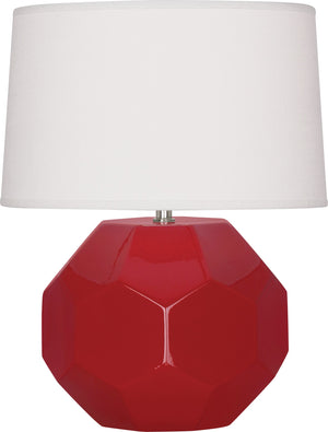 Ruby Red Franklin Table Lamp