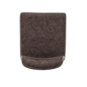 Jayden KD PU Low Back Counter Stool, Vintage Coffee Brown