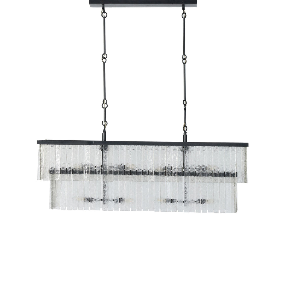 Meredith Linear Chandelier in Clear