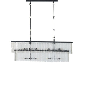 Meredith Linear Chandelier in Clear