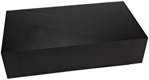 Element Industrial Steel Coffee Table in Matte Black