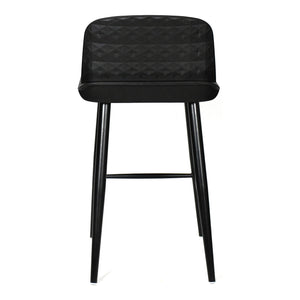 Moe's Looey Counter Stool Set of Two in Black