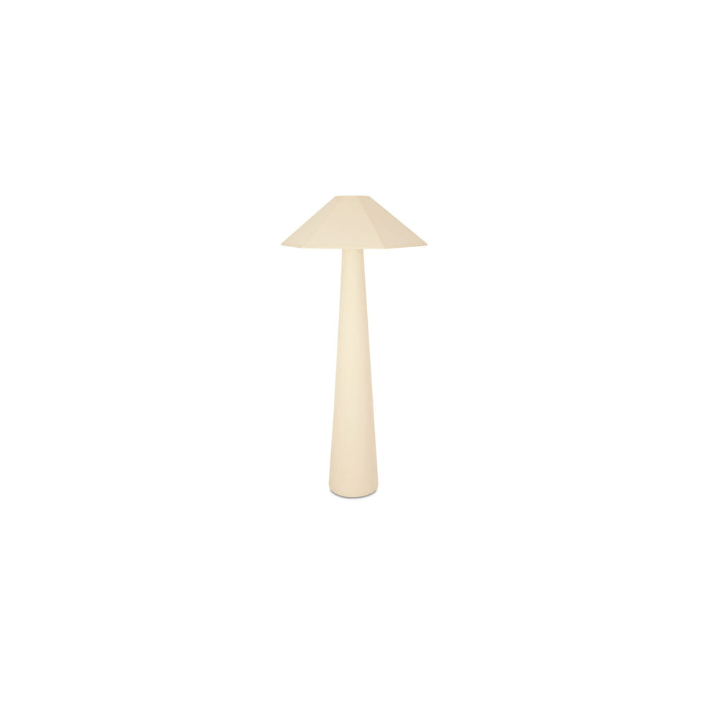 Moe's Gigi Floor Lamp in Cream Cotton