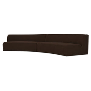 Moe's Naomi 2-Piece Concave Modular Sectional