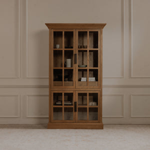 Moe's Raymond Tall Cabinet in Natural Finish
