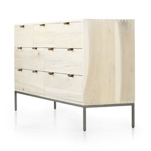 Trey 7 Drawer Dresser In Dove Poplar