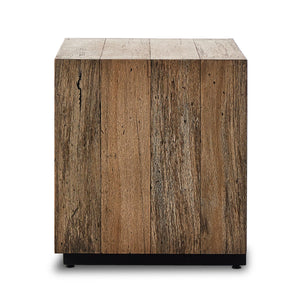 Abaso Nightstand in Rustic Wormwood Oak