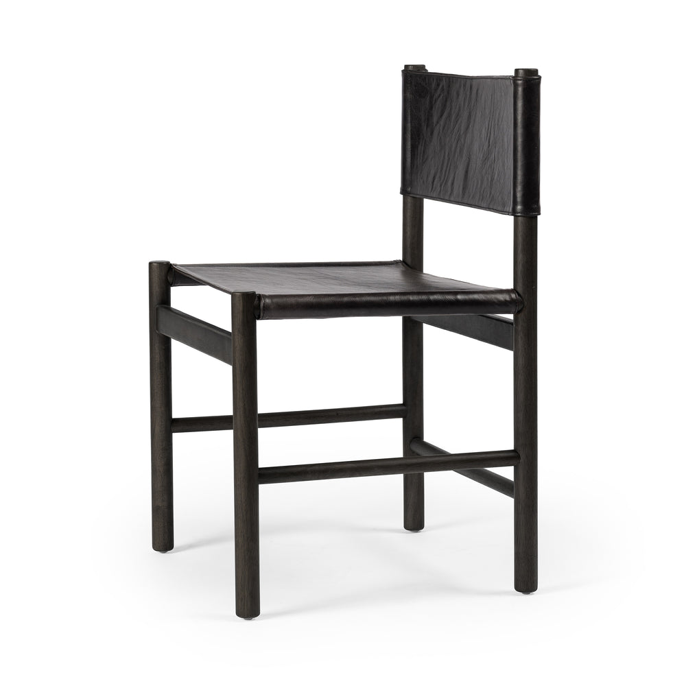 Kena Dining Chair In Charcoal Parawood