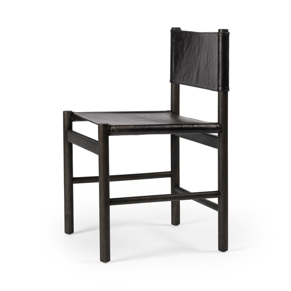 Kena Dining Chair In Charcoal Parawood