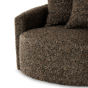 Chloe Swivel Chair In Ivan Granite