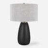 Twilight Satin Black Table Lamp