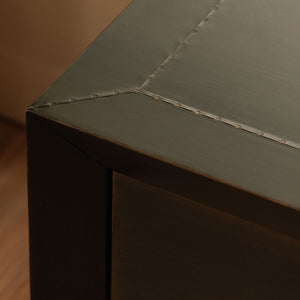 Moe's Dawson Nightstand in Deep Bronze