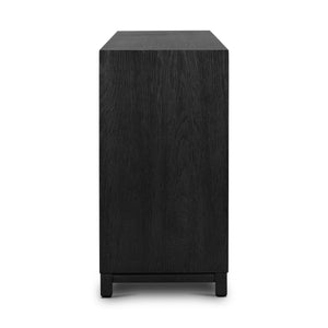 Millie 6 Drawer Dresser In Drifted Matte Bl
