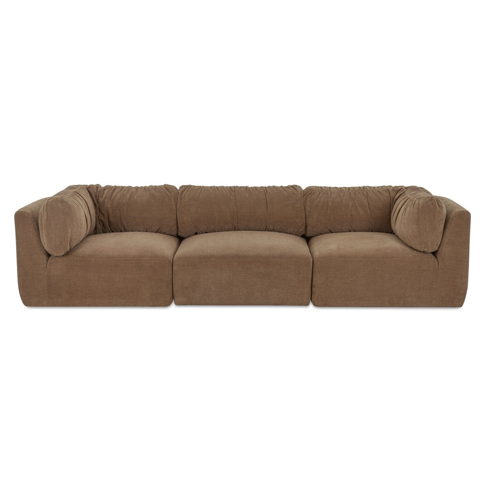 Matina Modular Sofa in Taupe Chenille