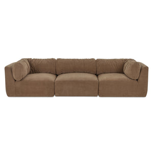 Matina Modular Sofa in Taupe Chenille