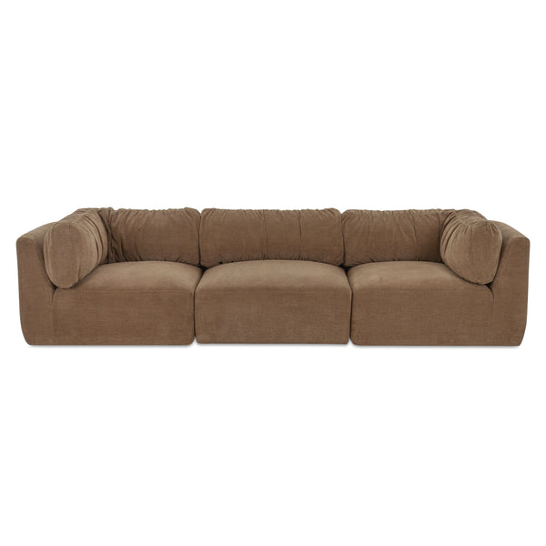 Matina Modular Sofa in Taupe Chenille