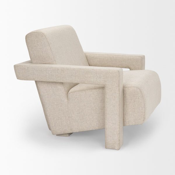 Sovereign Oatmeal Fully Upholstered Accent Chair