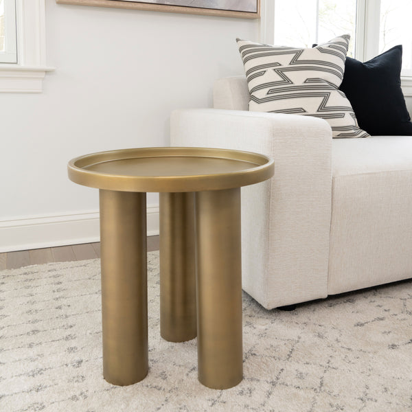 Sofia Brass End Table