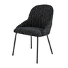 Katrisa KD Boucle Dining Side Chair, Zenith Black