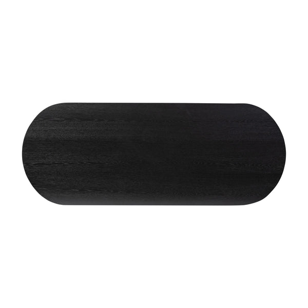 Pilar Desk - Brushed Ebony Oak