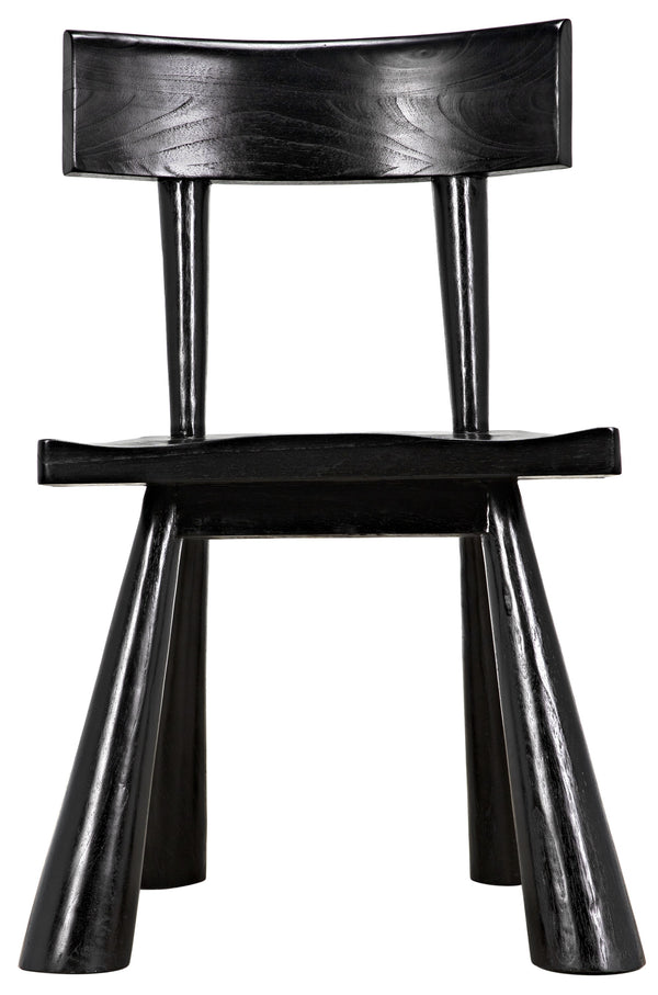 Gilbert Sungkai/Mindi Chair in Charcoal Black