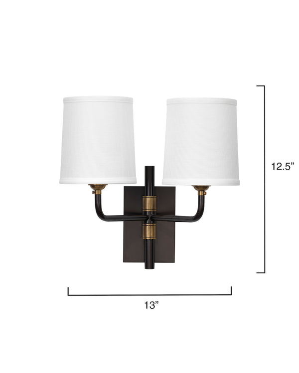 Lawton 2-Light Arm Wall Sconce