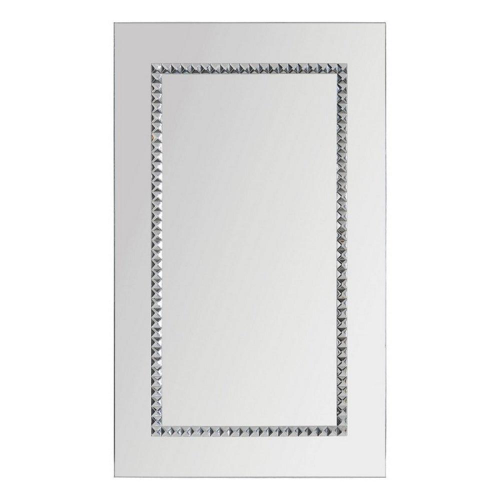 Embedded Jewels Mirror